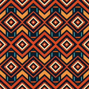 etnik sorunsuz vektör desen