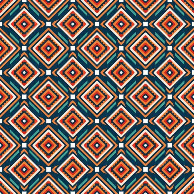 Kusursuz kabile etnik kalıbı. Geometrik vektör deseni