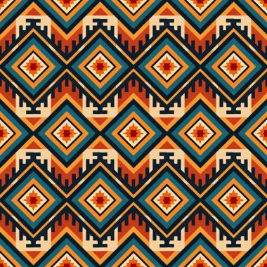 Kusursuz vektör kabile şekli. Etnik süs. Geometrik desen