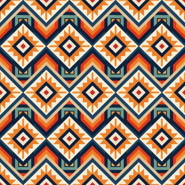 Kusursuz kabile etnik kalıbı. Geometrik vektör deseni