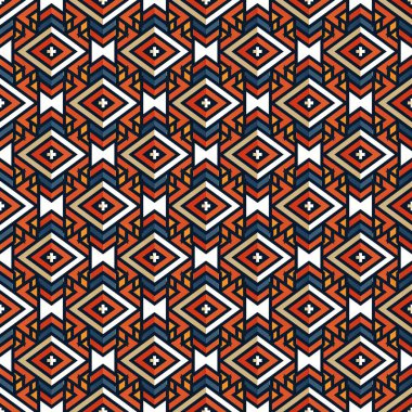 Soyut süslemeli kusursuz vektör deseni