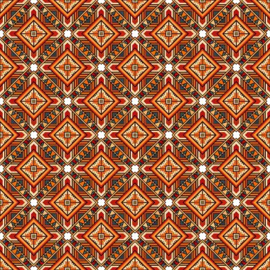 Kusursuz kabile etnik kalıbı. Geometrik vektör deseni