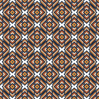 Kusursuz kabile etnik kalıbı. Geometrik vektör deseni