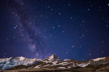  Karla kaplı dağ manzarası