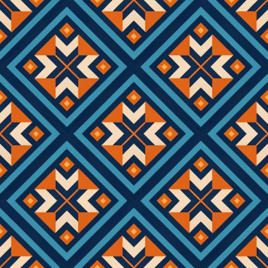 Aztek süslemeli vektörsüz desen. Soyut arkaplan. etnik kabile süsü.