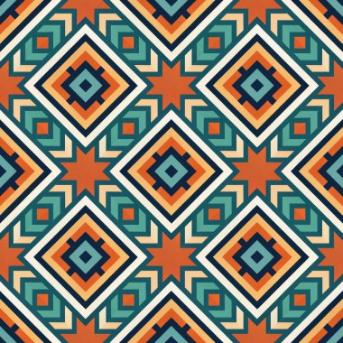 Simetrik simetrik şekillerin kusursuz geometrik deseni.