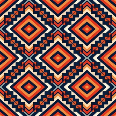 Vektör kusursuz desen. Eşkenar dörtgen ve üçgenlerle soyut bir arkaplan. Tekrarlayan dokusu olan geometrik desen. grafik tasarımı.