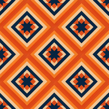 Eşkenar dörtgen şekilli kusursuz soyut desen