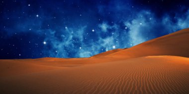 Yıldızlı güzel gece gökyüzü