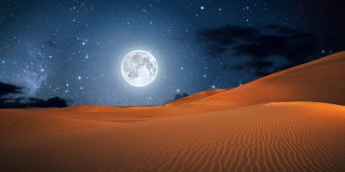 Çölün güzel manzarası