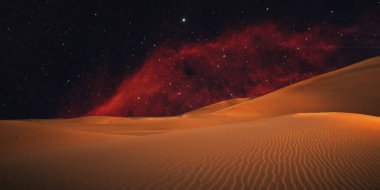 Çölün güzel manzarası