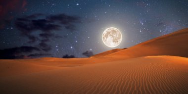 Çölün güzel manzarası