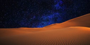 Yıldızlı güzel gece gökyüzü