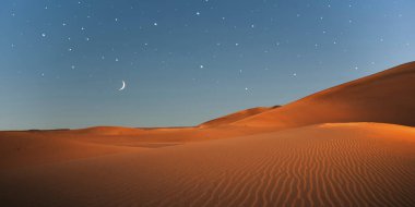 Çölün güzel manzarası