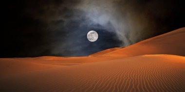 Çölün güzel manzarası