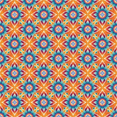 Soyut geometrik şekilli kusursuz desen