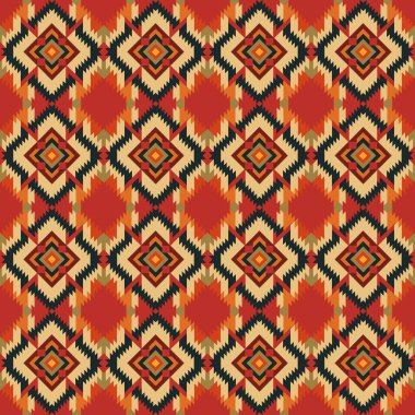 Kusursuz geometrik süs deseni. Vektör illüstrasyonu