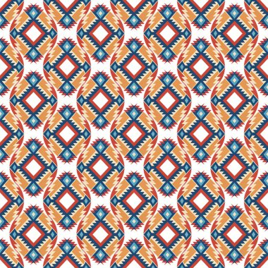 soyut etnik vektör sorunsuz arka plan