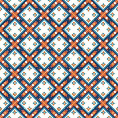 Geometrik elementlerin kusursuz deseni. vektör illüstrasyonu.