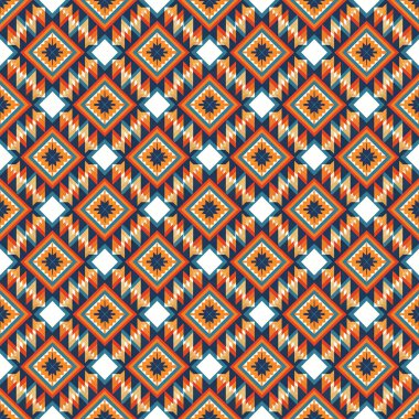 soyut etnik vektör sorunsuz arka plan
