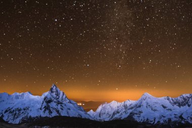 Dağlarda Samanyolu Galaksisi