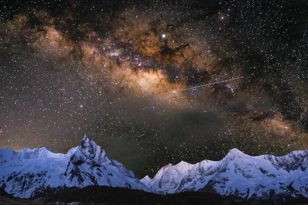 Gece dağlarında samanyolu. Samanyolu Galaksisi