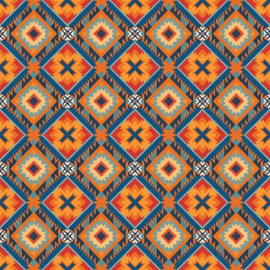 Vektör kusursuz desen. etnik geçmiş.