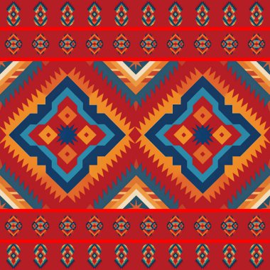 Etnik desensiz, geometrik arkaplan