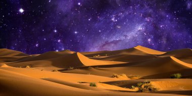 Yıldızlı gece gökyüzü