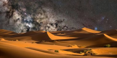 Yıldızlı güzel gece gökyüzü