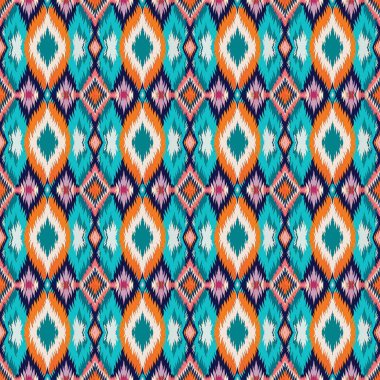 Kusursuz kabile dokusu. Etnik geometrik model. vektör illüstrasyonu.