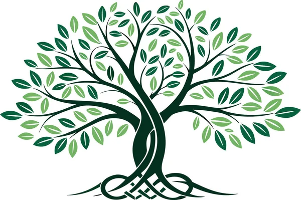 Zarif Kelt Hayat Ağacı büyümeyi, gücü ve bağlantıyı simgeler. Markalaşma, tasarım ve sanatsal projeler için mükemmel..