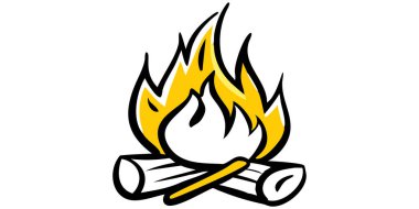 Bu canlı kamp ateşiyle bir macera ve nostalji duygusu yarat. Kamp, açık hava aktiviteleri ya da sıcak, davetkar bir ortam yaratmak için ideal bir tasarım..