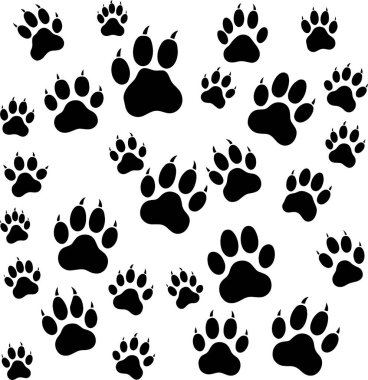 Kalın pençe izleri, hayvan severler ve vahşi yaşam temaları için çarpıcı ve enerjik bir model oluşturur. Sonsuz yaratıcı olanaklar!