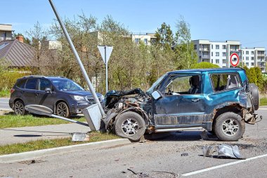 11 Mayıs 2021, Riga, Letonya: Bir kamyonla çarpışma, ulaşım geçmişi...