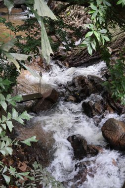 Dağlarda güzel bir şelale