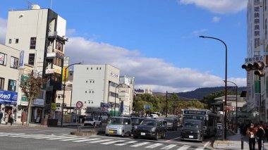 Osaka, Japonya 'nın manzarası