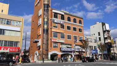 osaka, japan - 16 Ekim, 2016: Osaka şehrinin Namnami Bölgesi.