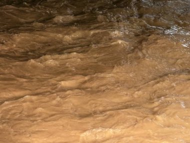 Malezya 'da yağmur sonrası nehir manzarası, kayalar ve bitki örtüsü arasında akan temiz nehirler. Su yüzeyi, tropikal yağmur ormanlarının taze atmosferini ve ekolojik güzelliğini yansıtan nemli ve doğal bir parıltıyı yansıtır..