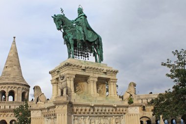 Kral saint stephen'ın heykel