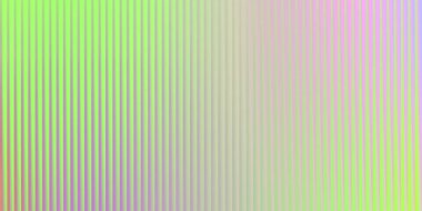 Soldaki açık yeşilden sağdaki pembe ve mor renge dönüşen pürüzsüz eğimli dikey kıvrımlı bir doku..