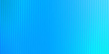 Soldaki parlak maviden sağdaki açık maviye doğru pürüzsüz bir eğimle dikey bir tırtıklı desen..