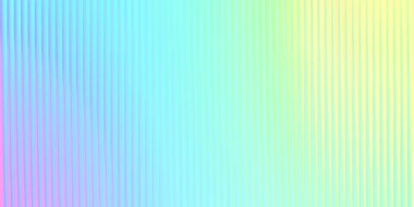 Pembe, mor, mavi, cyan, yeşil ve sarı arasındaki dikey çizgilerin yumuşak bir gradyanı.