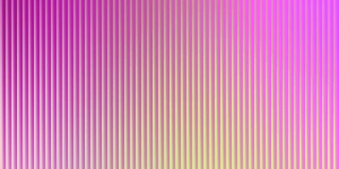 Yumuşak bir eğim pembe ve mordan soluk sarı renge dönüşüyor, ince dikey kaburga çizgileri dokulu bir arka plan oluşturuyor..