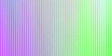 Canlı bir gradyan, solda moru, sağda parlak yeşili harmanlıyor, dikey kaburga çizgilerinin ince deseniyle gelişiyor..