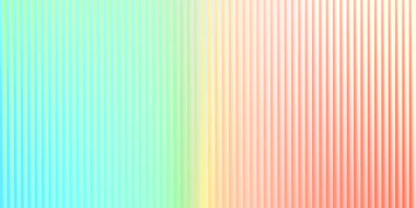 Cyan, yeşil, sarı ve turuncu çizgilerin dikey gradyanı yumuşak, pürüzsüz ve temiz bir soyut arkaplan oluşturur.