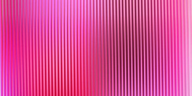 Pembe tonlarda, pürüzsüz bir eğim ve ince ışık yansımalarıyla dikey çizgili cam dokusu..