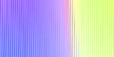 Soldaki mordan sağdaki sarı-yeşile dönüşen pürüzsüz eğimli dikey bir tırtıklı desen..