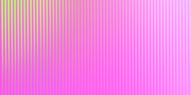 Gradyan arkaplan, soldaki açık yeşil renkten, sağdaki parlak pembeye, ince dikey kaburga çizgileriyle akar..