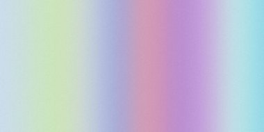 Mavi, mor, yeşil ve sarı ipuçlarının karışımından oluşan yumuşak, kumlu, gradyan renkte soyut bir arkaplan..